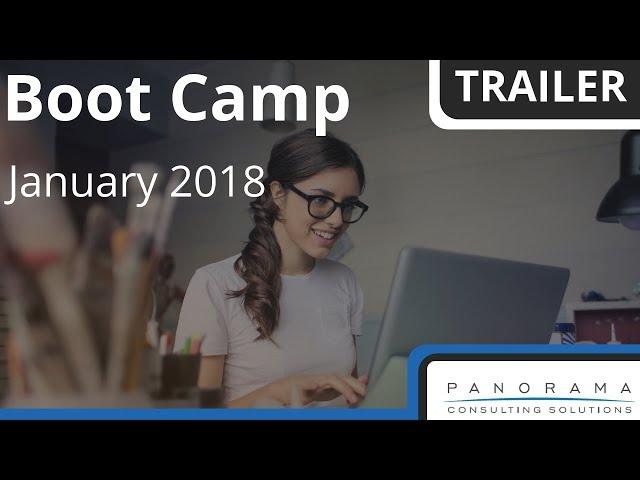 Panorama Consulting Boot Camp: January 2018