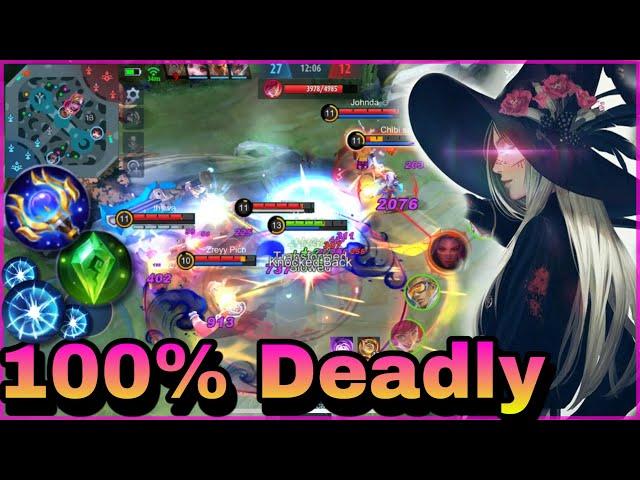 100% DEADLY! - TOP GLOBAL ALICE FULL GAMEPLAY | ALICE BEST BUILD 2022 | ALICE MOBILE LEGENDS