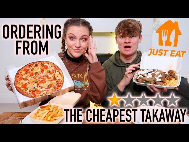 WE ORDERED THE CHEAPEST TAKEAWAY IN OUR TOWN...