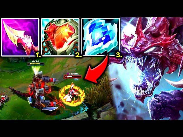 CHOGATH TOP IS BACK & 1V5 TOPLANE EASIER THAN EVER (NEW) - S14 Chogath TOP Gameplay Guide