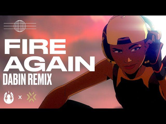 Fire Again Dabin Remix // Official Audio Visualizer // VALORANT Champions 2022