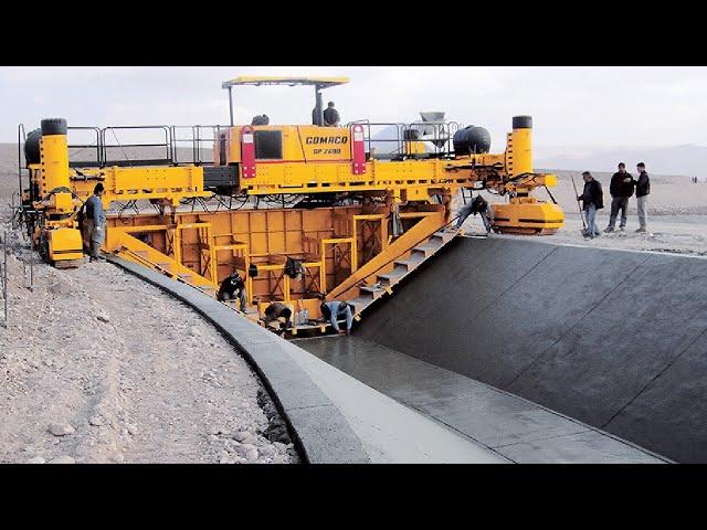 Incredible Modern Road Construction Machine Technology - Fastest Concrete Paving Equipment Machines