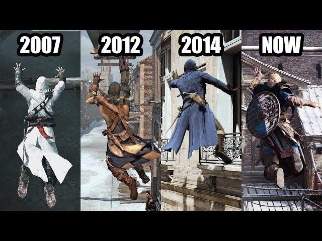 Evolution of Parkour in Assassin's Creed Games 2007-Now (4K 60FPS)