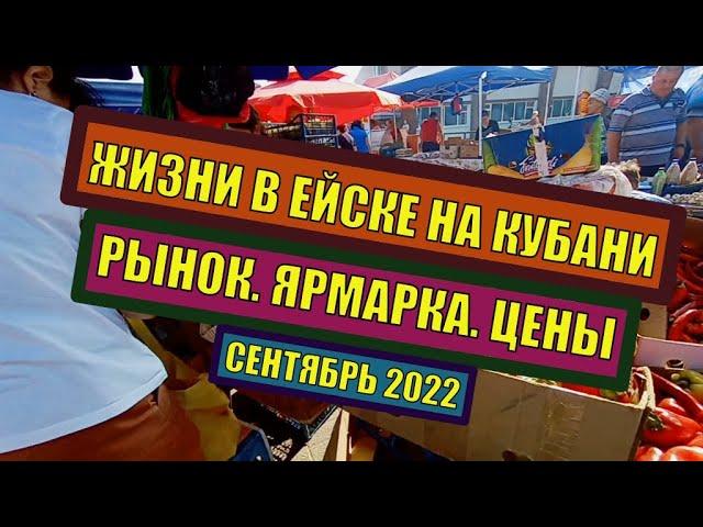 KUBAN REGION. ОДИН ДЕНЬ ЖИЗНИ В ЕЙСКЕ НА КУБАНИ. РЫНОК. ЯРМАРКА. ЦЕНЫ. СЕНТЯБРЬ 2022