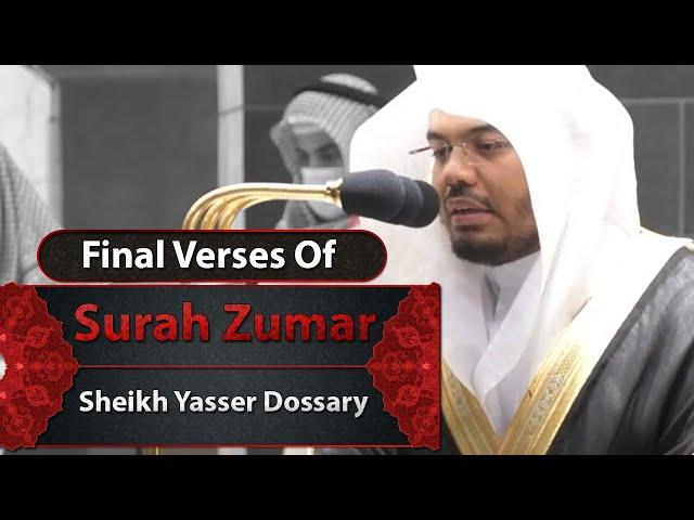 Final Verses of Surah Zumar | Sheikh Yasser Dossary | Beautiful Recitation