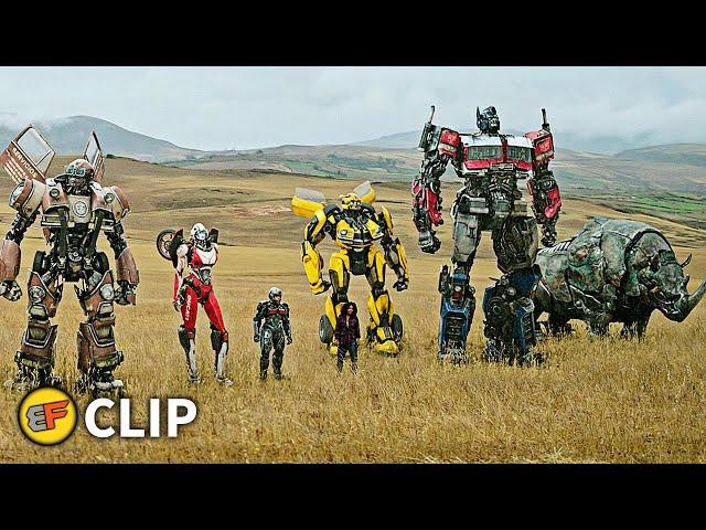 Optimus Prime's Ending Speech | Transformers Rise of the Beasts (2023) Movie Clip HD 4K