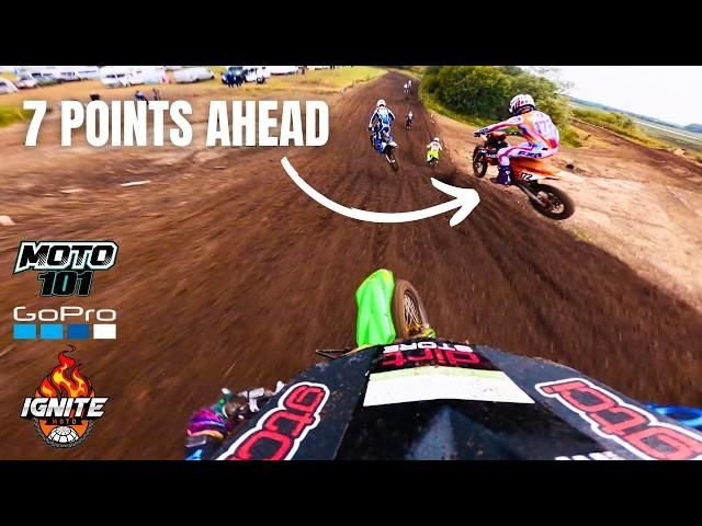 HUGE CRASH FIGHTING FOR THE BRITISH MX2 CHAMPIONSHIP!