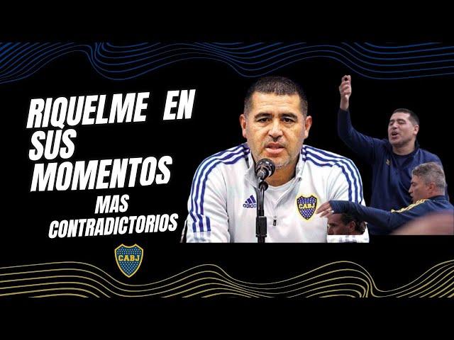 LAS DECLARACIONES DE JUAN ROMAN RIQUELME MAS POLEMICAS QUE HAN HECHO ENOJAR AL HINCHA DE BOCA.