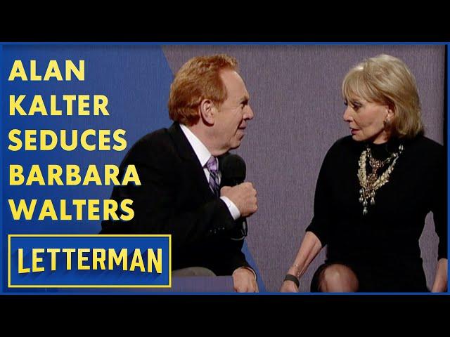 Alan Kalter Celebrity Interview With Barbara Walters | Letterman