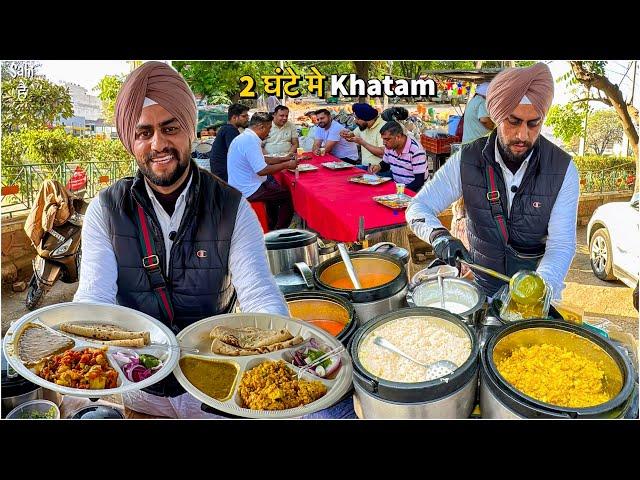 Canadian SardarG ka Roadside Punjabi Dhaba | Street Food India | NRI Thali