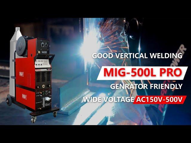 MIG-500L PRO Gas/Gasless MIG MAG INVERTER WELDING MACHINE | PERFECT POWER