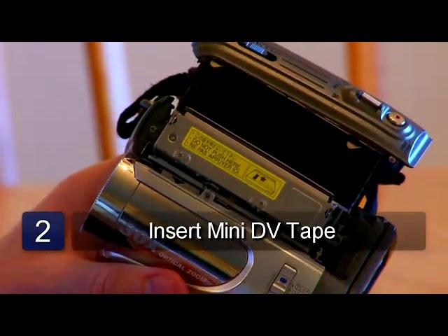 How to Use a MiniDV Tape