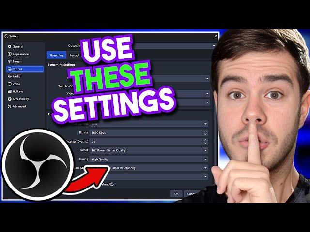 Best OBS Studio Settings for RECORDING in 2024 (For Beginners)