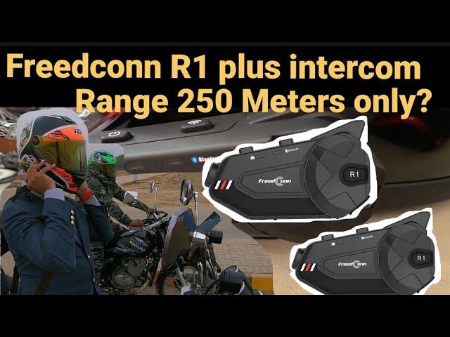 FREEDCONN R1 PLUS || Helmet Intercom Range Test with Two Rider's || Freedconn R1 Camera intercom