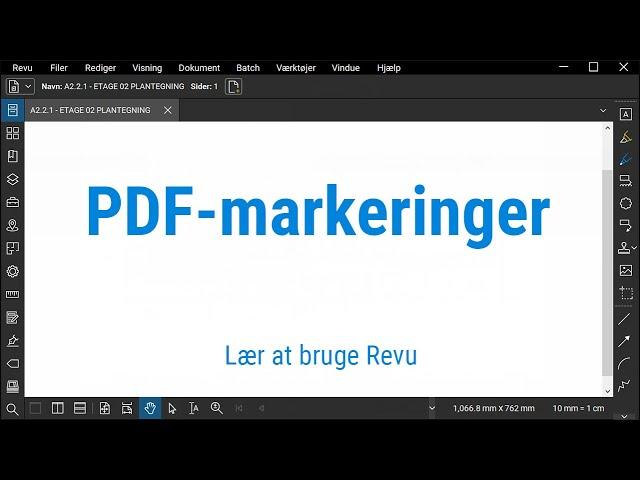 Bluebeam Revu: PDF-markeringer