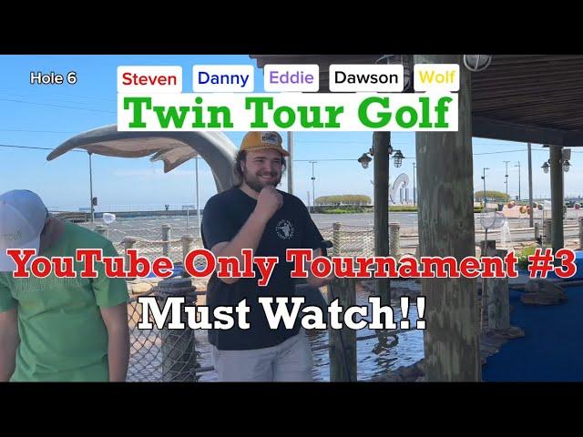 YouTube Only Mini Golf Tournament #3 | Can Eddie go 3/3 on wins?