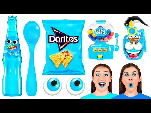 Blue Food Challenge | Epic Food Battle by PaRaRa Challenge