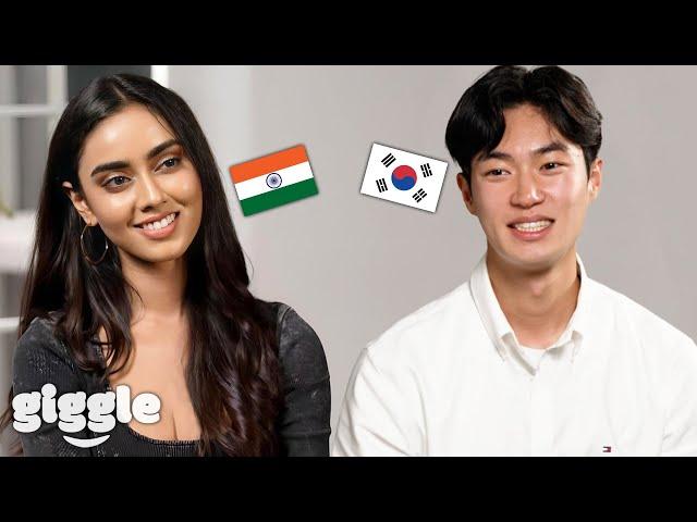 Korean Guy Blind Dates with Beautiful Indian Celebrity For the First Time! (Ft. Sakshma)