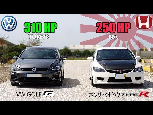 VW Golf R mk 7.5  Civic Type R FD2 - TSI / K20A 