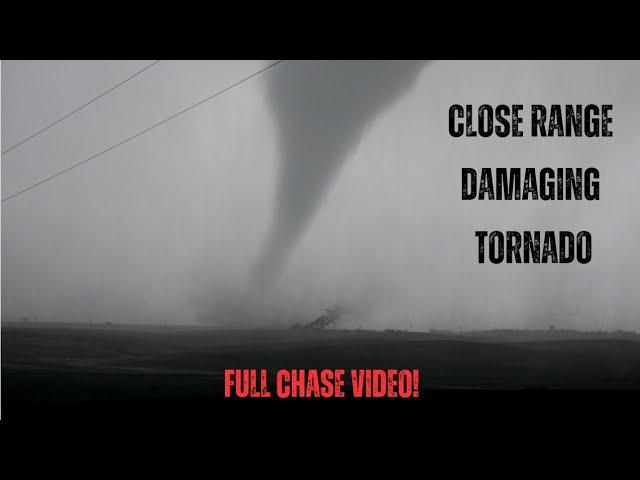 Wild Storm Chasing - Close Range Tornado Obliterates Farm [4K]