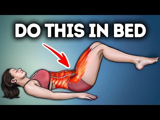 DO THIS IN BED BEFORE SLEEP TO BURN BELLY FAT AT HOME