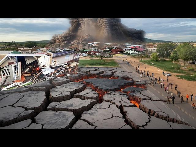 Terrifying Earth Cracks! Earthquake & Volcano! People Are Panicking in Ethiopia.