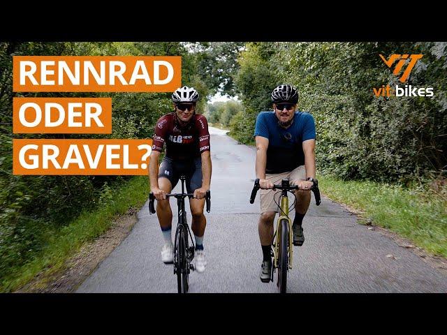 Gravel vs. Rennrad - Was ist der Unterschied? ‍️ Für wen ist was?