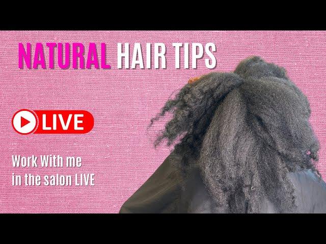 Live Salon Session: Professional Natural Hair Care Tips