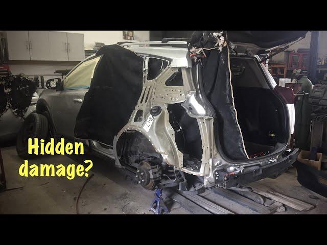 Replacing the quarter panel and finding some hidden problems with the RAV4 build