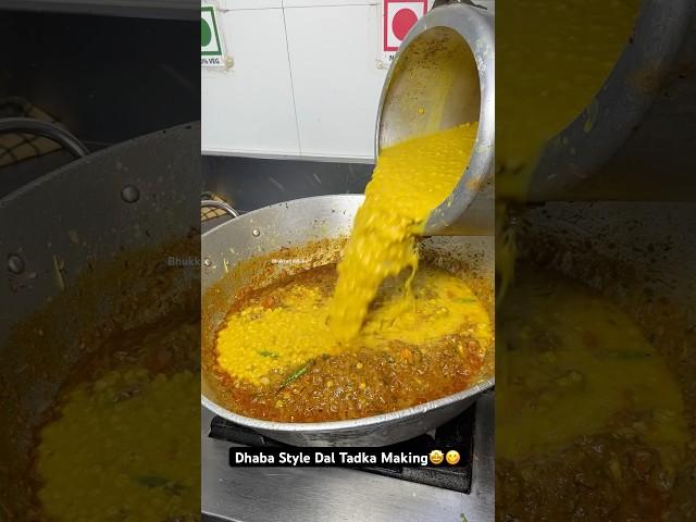 Dhaba Style Dal Tadka Making|| Indian Street Food