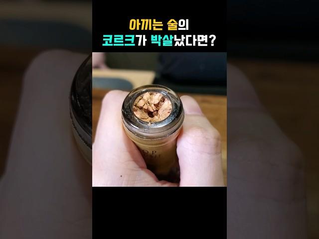 부러진 코르크 빼는 방법