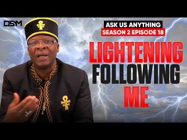 Lightening Following Man His Whole Life