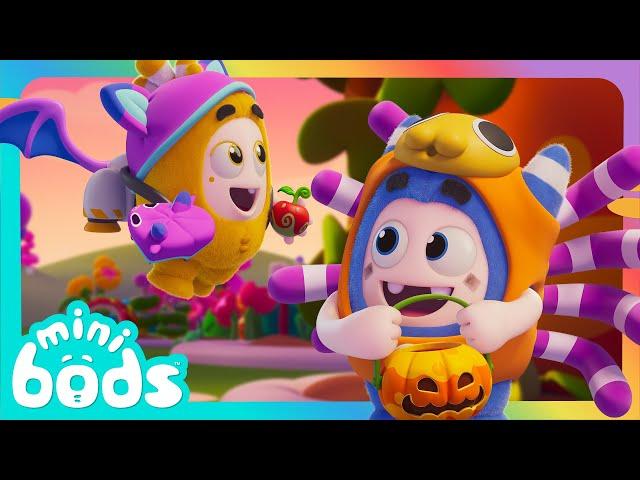 Bubbles’ Spooky Treat Hunt! | Minibods | Preschool Cartoons for Toddlers