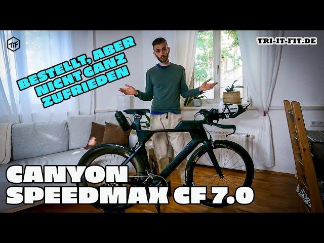 Canyon Speedmax CF 7.0 bestellt - Mit dem Service unzufrieden!