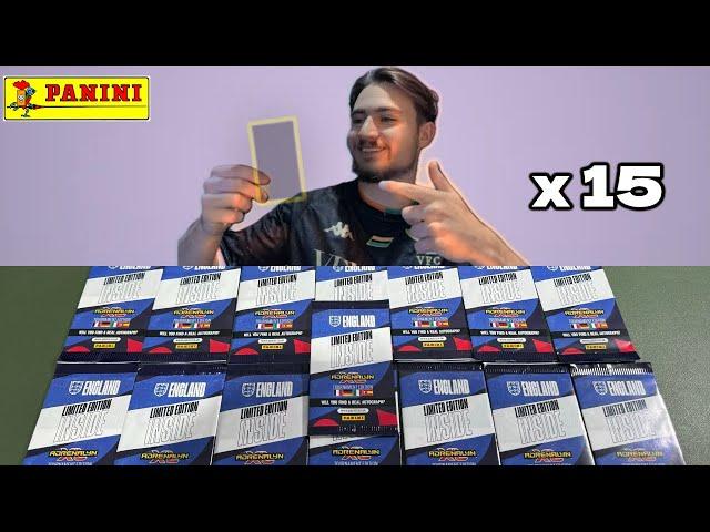 4 Autographs Pulled! 15 x Limited Edition Pack Opening Panini England 2024 Adrenalyn XL