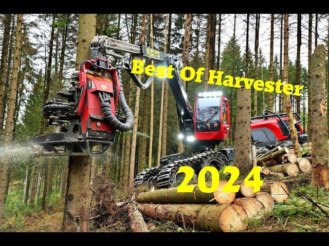 BEST OF 2024 *HARVESTER* • by Forestmachine Impressions • HarvesterAction • Loggingmachines