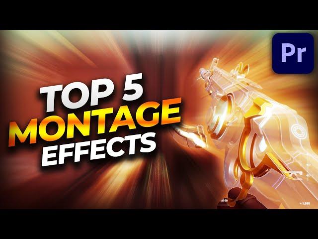 TOP 5 EFFECTS for Valorant Montages / Edits and HOW TO MAKE THEM! | Premiere Pro Tutorial