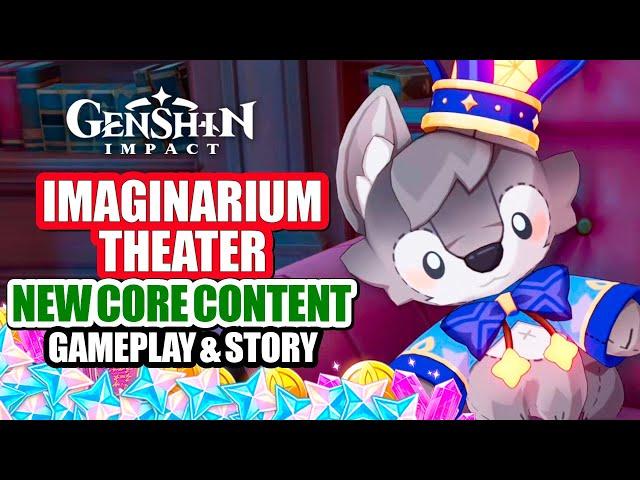 How To Play Imaginarium Theater Event Guide | Full Gameplay & Story Walkthrough | Genshin Impact 4.7