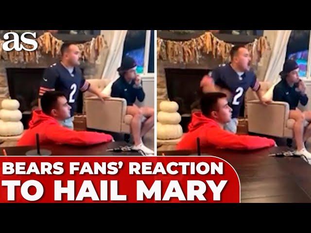 BEARS FANS shell-shocked as COMMANDERS execute unbelievable HAIL MARY VICTORY