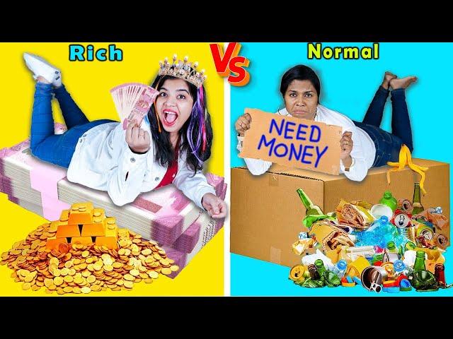 Rich Student Vs Normal Student | Comedy Video | Hungry Birds