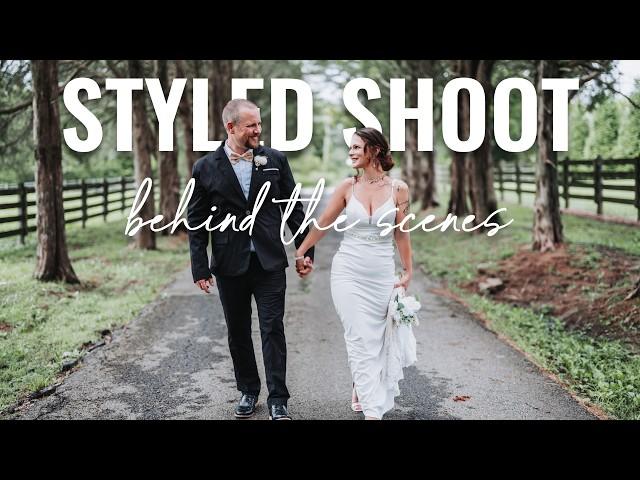 Behind the Scenes of a STUNNING Wedding Styled Shoot