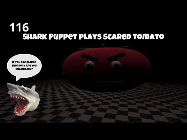 SB Movie: Shark Puppet plays Scared Tomato!