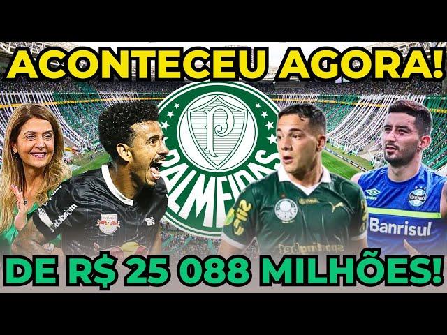 ACONTECEU AGORA! NICOLA TRAZ NOTÍCIAS ATUALIZADAS DE NOVOS REFORÇOS NO PALMEIRAS! NOTÍCIAS DO VERDÃO