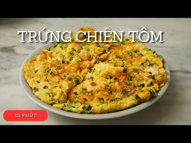 Cách Làm Trứng Chiên Tôm Tươi Đơn Giản Trong 15 Phút | Cook béo