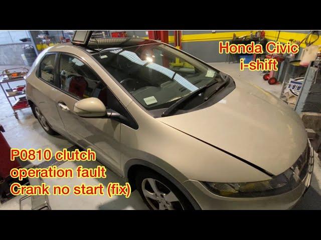 Honda Civic P0810 No crank no start repair