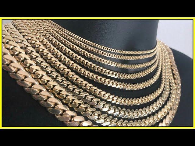 Miami Cuban Link SIZING GUIDE!