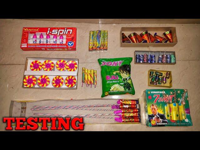 Firecracker Testing || Diwali Crackers Testing || CG KE EXPERIMENT ||