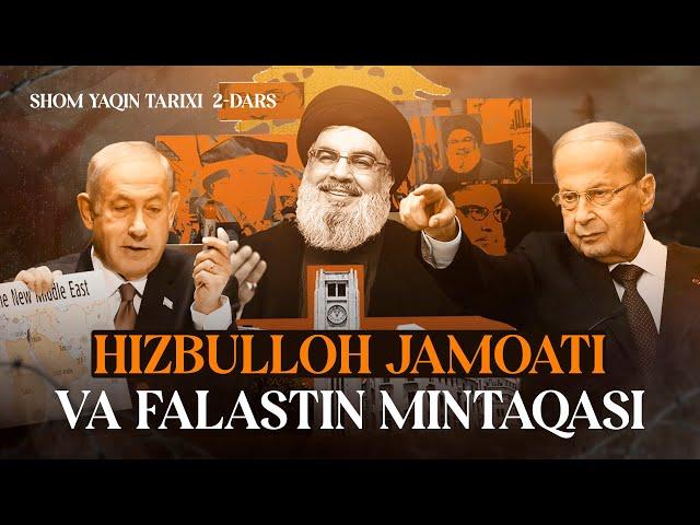 Hibzulloh jamoati va Lubnan, Falastin mintaqasi | Shom yaqin tarixi 2-dars | Ustoz Abdulloh Zufar