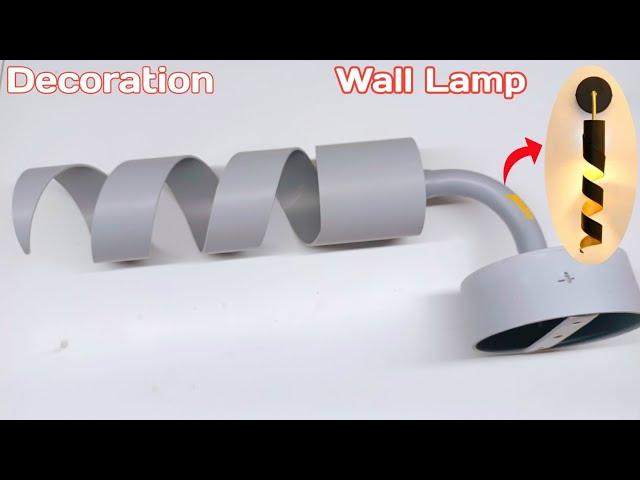 How to Make a Modern Wall Decoration Lamp From PVC Pipe Hanging Light
