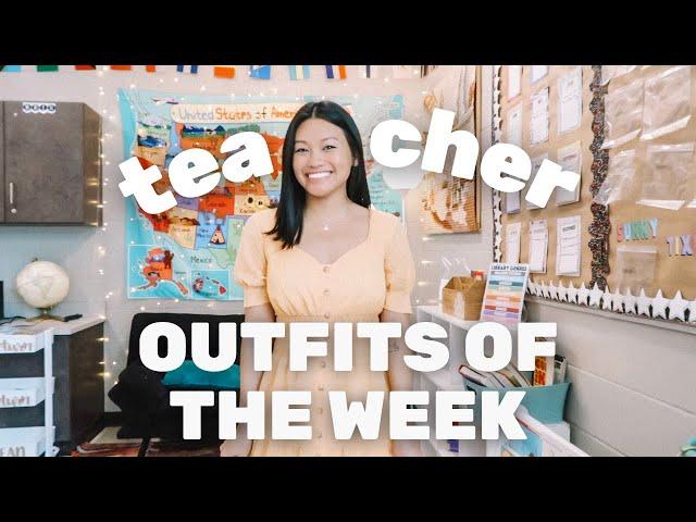 TEACHER OUTFITS OF THE WEEK #3  | teacher style box!